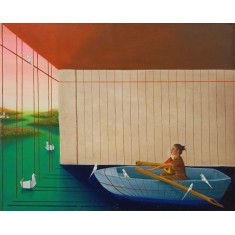 Nabiha Gillani, 20 x 24 Inch, Oil & Acrylic On Canvas, AC-NGIL-001